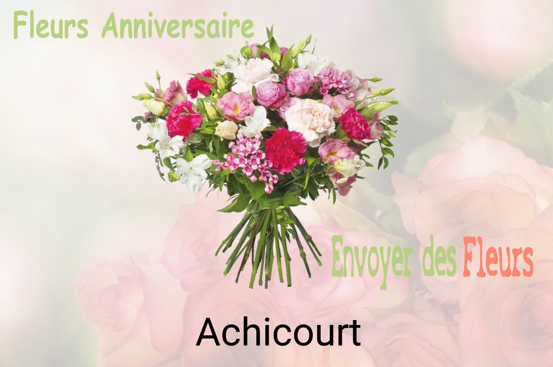 Bouquet de fleurs d’anniversaire livré à Achicourt