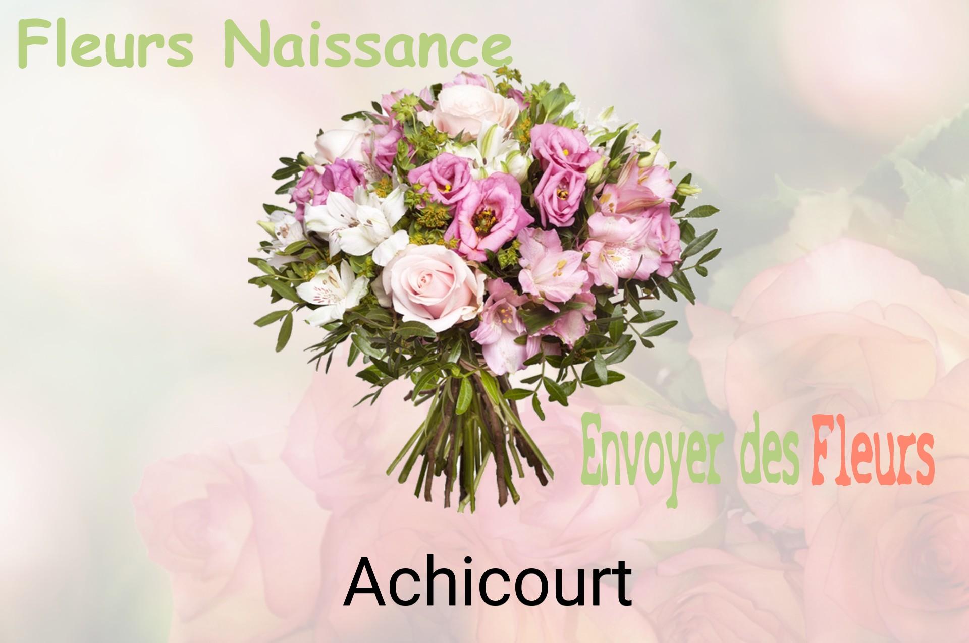 Bouquet de fleurs de naissance livré à Achicourt